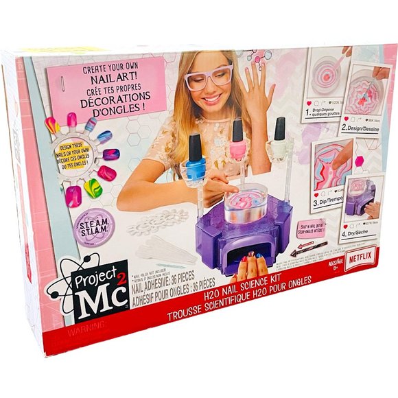 🆕 H20 NAIL POLISH SCIENCE KIT : Create Your Own Patterns !! - Project Mc2 - Picture 1 of 11